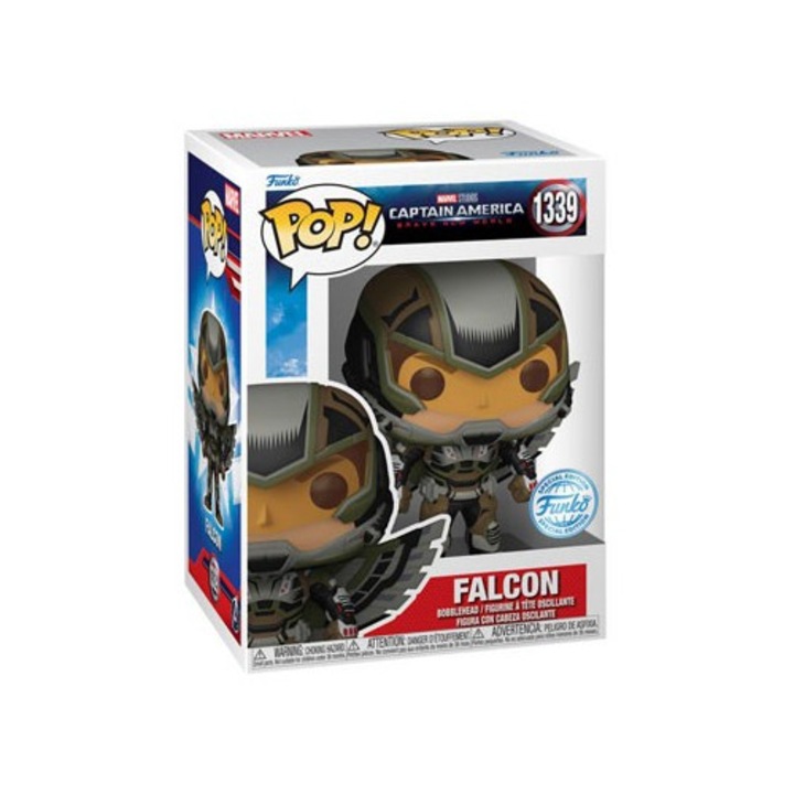 Figurina Funko POP! Captain America (Falcon) 1339 SE, multicolor, 11cm, set 1x figurina