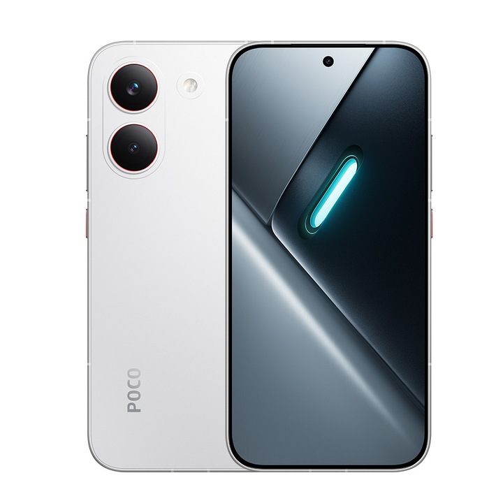Telefon mobil Xiaomi POCO X8 Pro, 8GB RAM, 256GB ROM, Alb