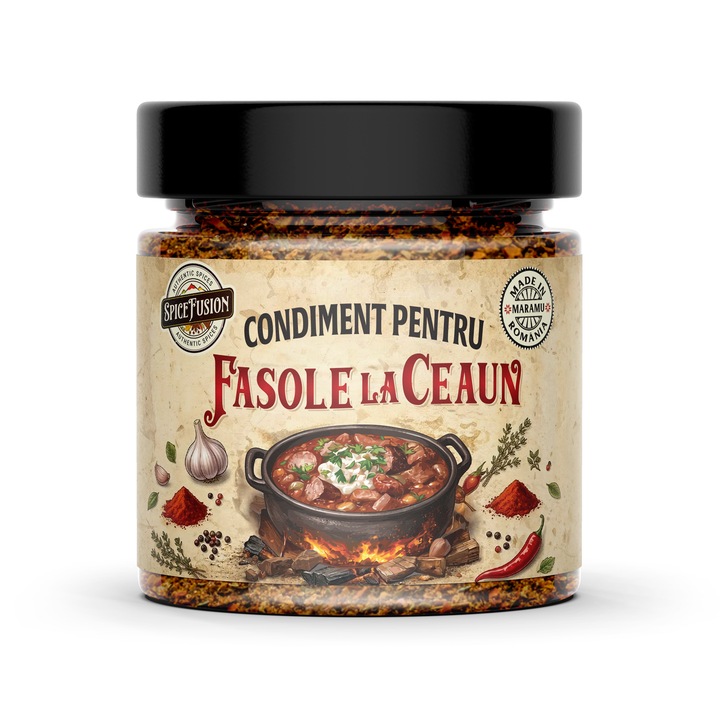 Mix condimente SpiceFusion pentru fasole 70g, 100% natural, aromă autentică