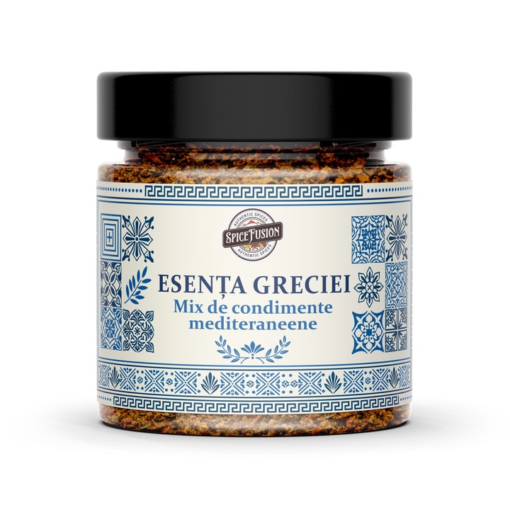 Mix condimente SpiceFusion Esența Greciei, ierburi uscate, note citrice, 100g