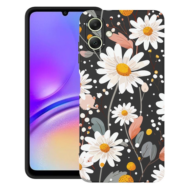 BestCase® Husa TPU Ultra Slim compatibila cu Samsung Galaxy A06 5G, Floral - Daisy, 1997858 B 2028