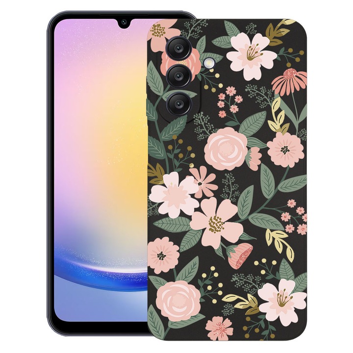 BestCase® Husa TPU Ultra Slim compatibila cu Samsung Galaxy A17, Floral - Lotus Pattern, 2052042 B 2068