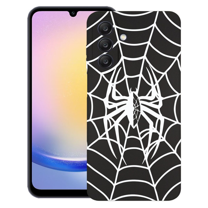 BestCase® Husa TPU Ultra Slim compatibila cu Samsung Galaxy S24 FE, Spider, 1805827 B 2026