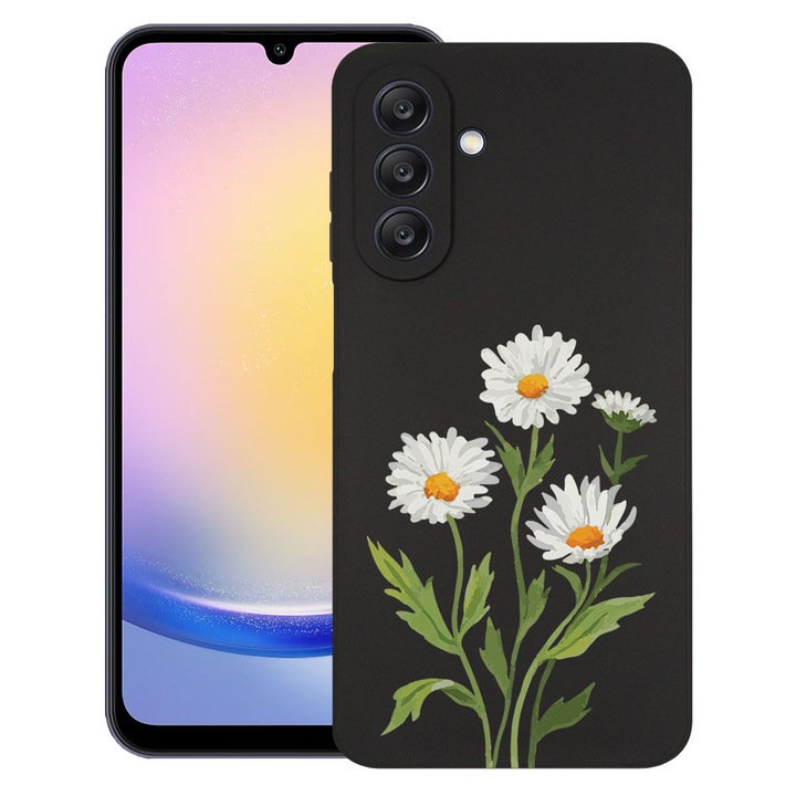 BestCase® Husa TPU Ultra Slim compatibila cu Samsung Galaxy A17, Floral - Pressed Daisy, 2052042 B 2031