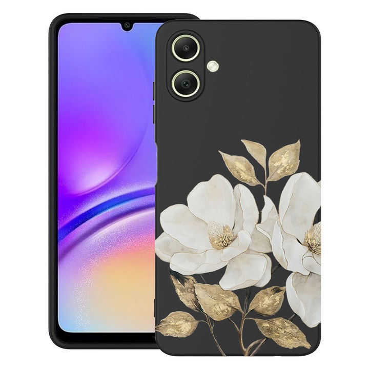 BestCase® Husa TPU Ultra Slim compatibila cu Samsung Galaxy A06 5G, Floral - Golden Camellia, 1997858 B 2073