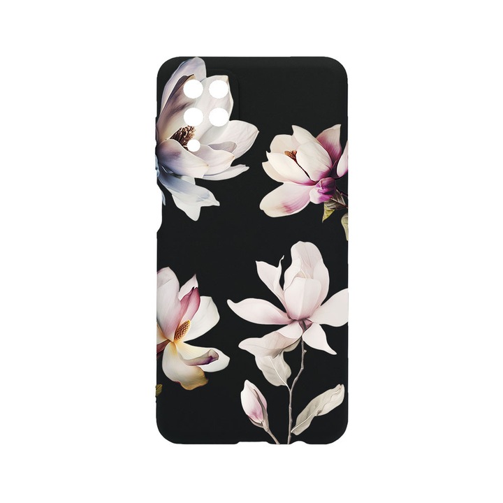 BestCase® Husa TPU Ultra Slim compatibila cu Samsung Galaxy A12, Magnolia Floral Design, 1396478 B 2046