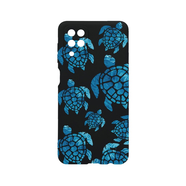 BestCase® Husa TPU Ultra Slim compatibila cu Samsung Galaxy A12, Summer Turtles, 1396478 B 2024