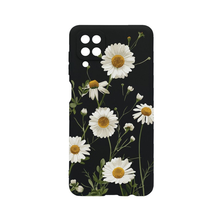 BestCase® Husa TPU Ultra Slim compatibila cu Samsung Galaxy A12, Floral - Daisy, 1396478 B 2032