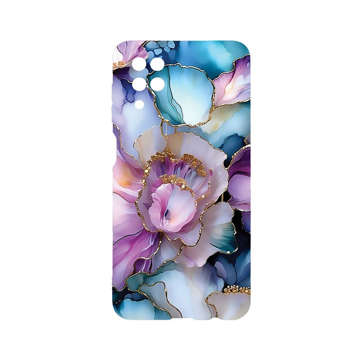 BestCase® Husa TPU Ultra Slim compatibila cu Samsung Galaxy A12, Floral - Aesthetic Orchid, 1396478 B 2060