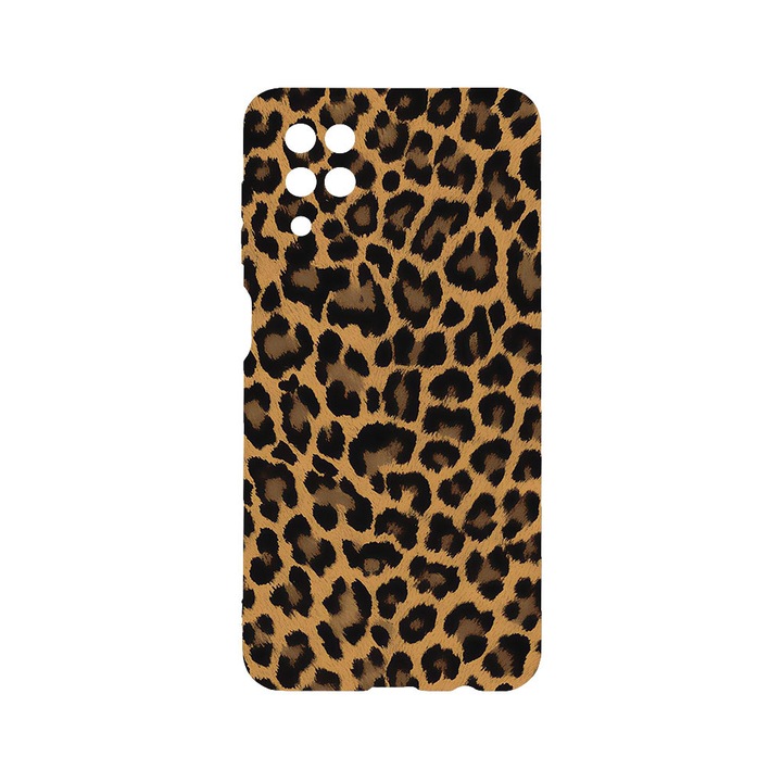 BestCase® Husa TPU Ultra Slim compatibila cu Samsung Galaxy A12, Leopard Pattern, 1396478 B 2019