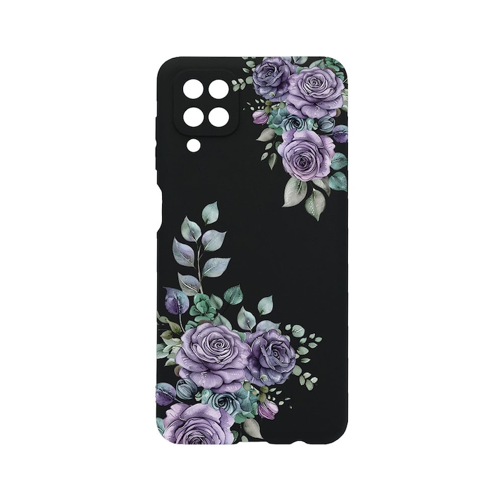 BestCase® Husa TPU Ultra Slim compatibila cu Samsung Galaxy A12, Floral - Pastel Rose Bloom, 1396478 B 2033