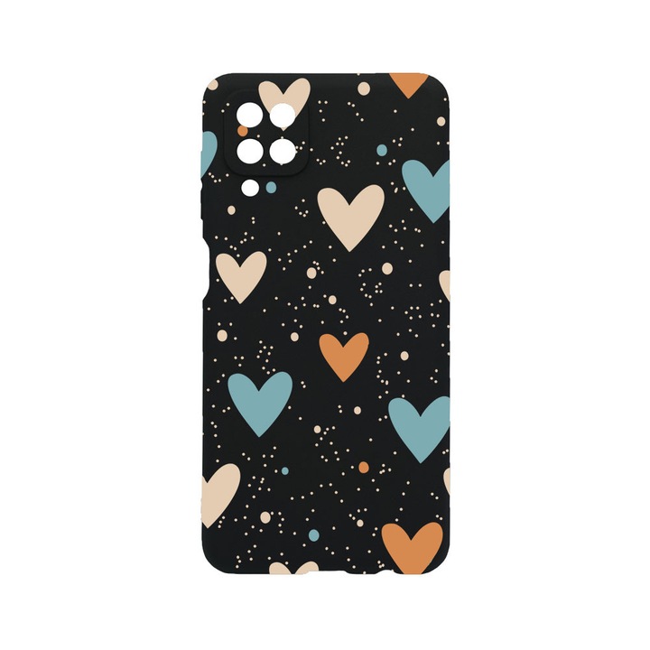 BestCase® Husa TPU Ultra Slim compatibila cu Samsung Galaxy A12, Cute Love Pattern, 1396478 B 2090