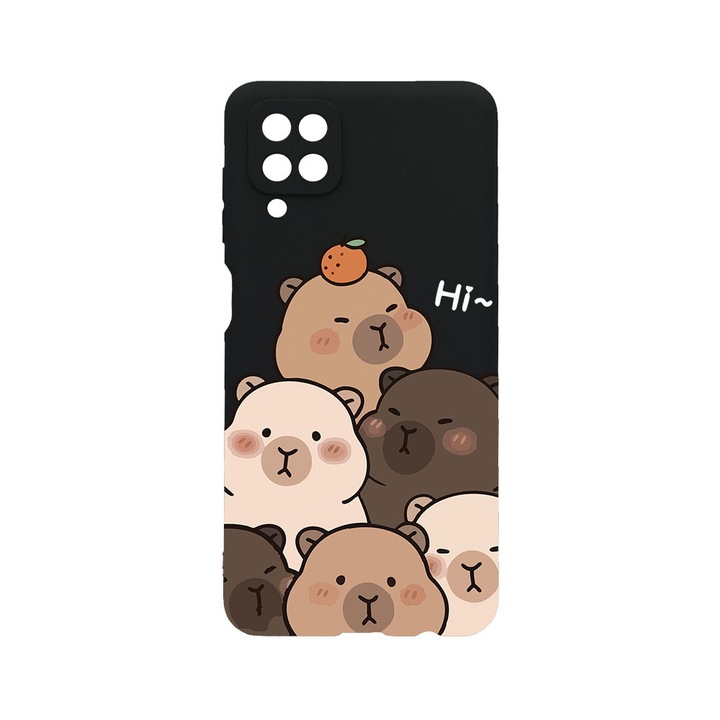 BestCase® Husa TPU Ultra Slim compatibila cu Samsung Galaxy A12, Cute Kawaii Capybara Cartoon, 1396478 B 2022