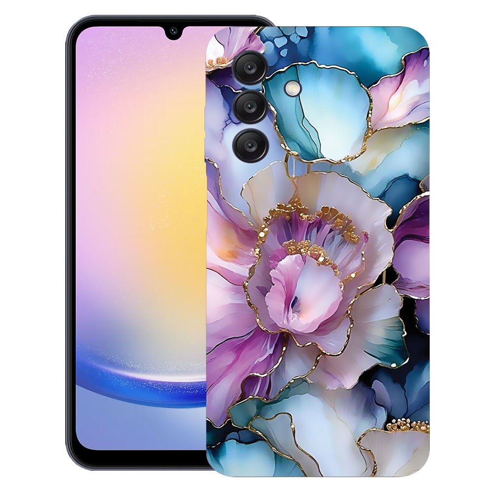 BestCase® Husa TPU Ultra Slim Compatibila cu Samsung Galaxy A57, Floral - Aesthetic Orchid, 3128369 B 2060