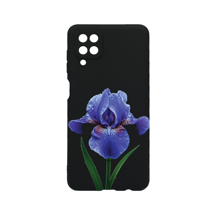 BestCase® Husa TPU Ultra Slim compatibila cu Samsung Galaxy A12, Floral - Iris, 1396478 B 2058