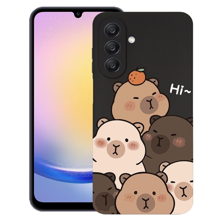BestCase® Husa TPU Ultra Slim compatibila cu Samsung Galaxy A05s, Cute Kawaii Capybara Cartoon, 1714541 B 2022