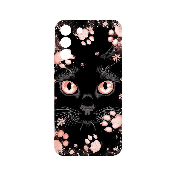 BestCase® Husa TPU Ultra Slim compatibila cu Samsung Galaxy S21 FE, Black Cat, 1396546 B 2015