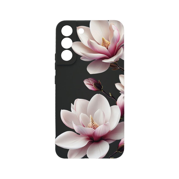 BestCase® Ultra vékony TPU tok Samsung Galaxy S21 FE-vel kompatibilis, Floral - Pink Magnolia, 1396546 B 2051