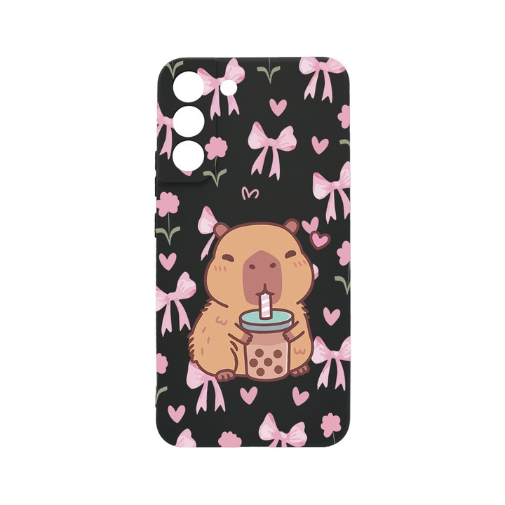 BestCase® Husa TPU Ultra Slim compatibila cu Samsung Galaxy S21 FE, Cute Capybara Cartoon, 1396546 B 2021