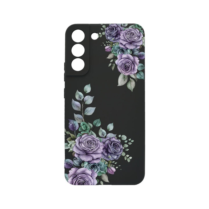 BestCase® Husa TPU Ultra Slim compatibila cu Samsung Galaxy S21 FE, Floral - Pastel Rose Bloom, 1396546 B 2033