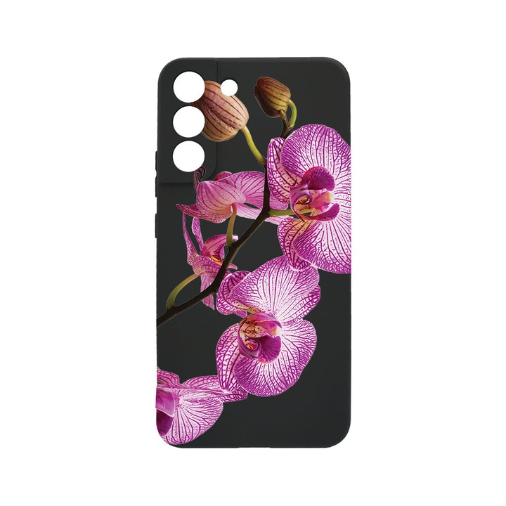 BestCase® Husa TPU Ultra Slim compatibila cu Samsung Galaxy S20 FE, Floral - Pink Orchid, 1396542 B 2064