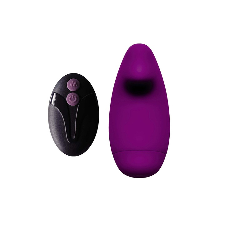 Vibrator stimulare clitoridiana Unimil, compact, silentios, culoare: roz, dimensiuni: 10x20cm