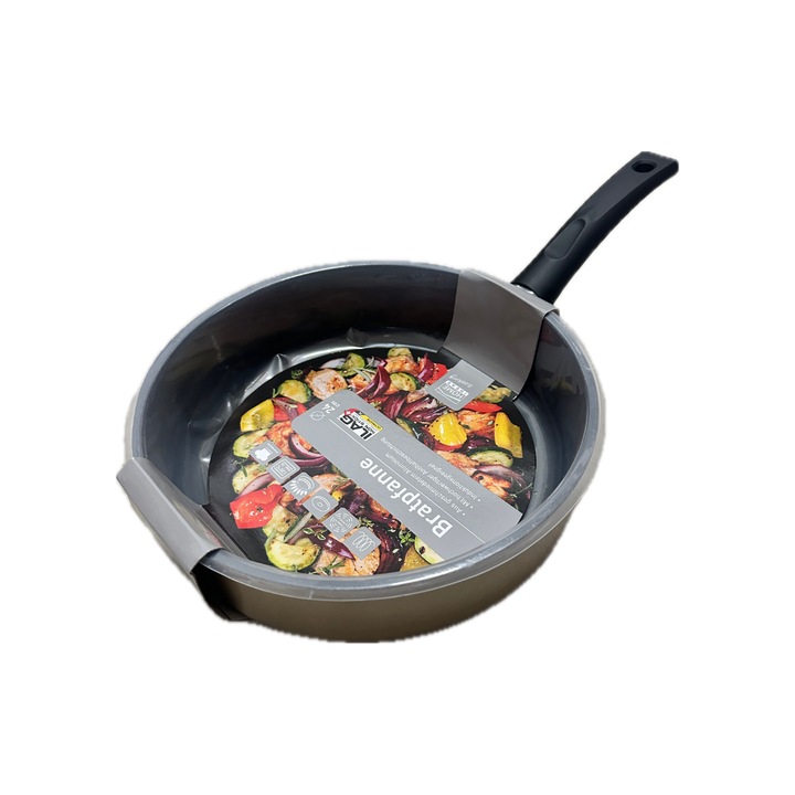 TIgaie de aluminiu, diametru 24cm, multiple suprafete de ardere