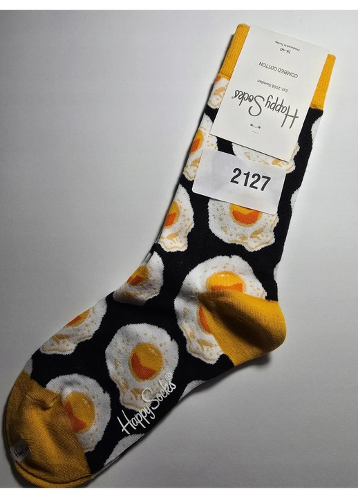 Sosete colorate Happy Socks unisex, 36-40, 86% bumbac, multicolor