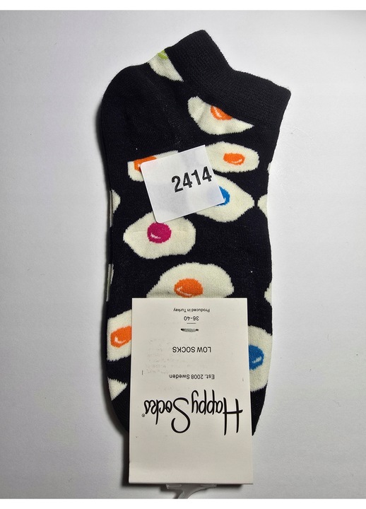 Sosete Happy Socks unisex, 36-40, multicolor, 86% bumbac, 12% poliamid, 2% elastan
