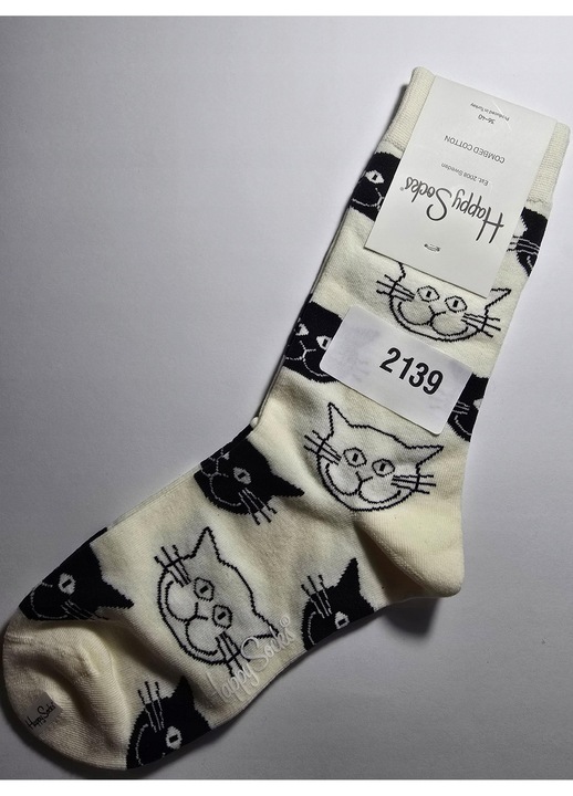 Sosete colorate Happy Socks unisex, 36-40, 86% bumbac, multicolor