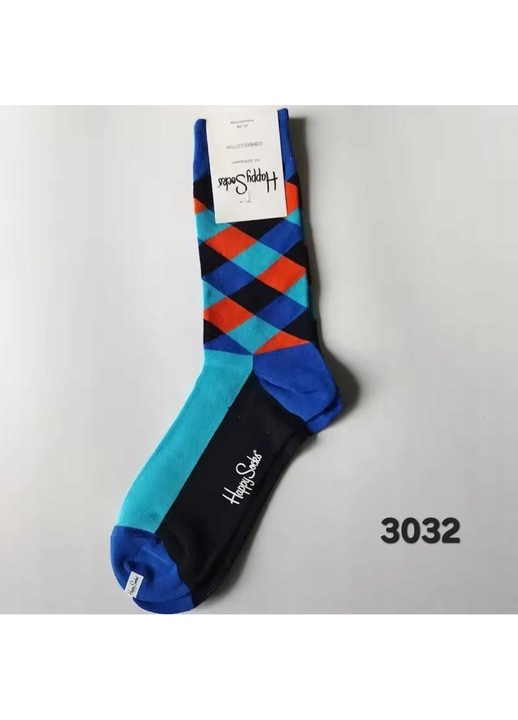 Sosete colorate Happy Socks unisex, 41-46, 86% bumbac, multicolor