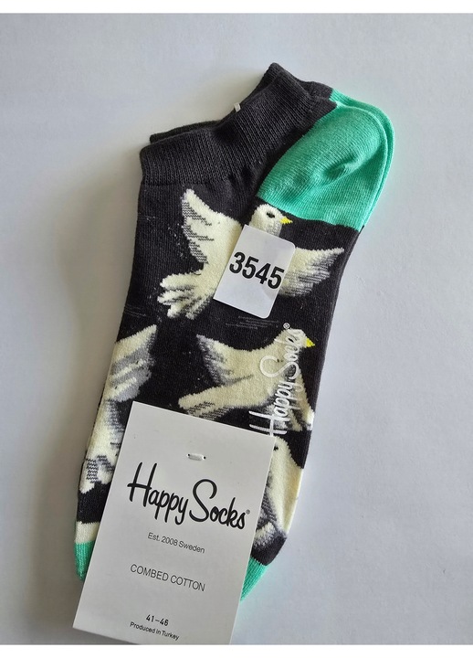Sosete Happy Socks unisex, multicolor, 41-46, 86% bumbac, 12% poliamid, 2% elastan