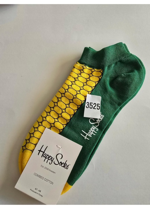 Sosete Happy Socks unisex, multicolor, 41-46, 86% bumbac, 12% poliamid, 2% elastan