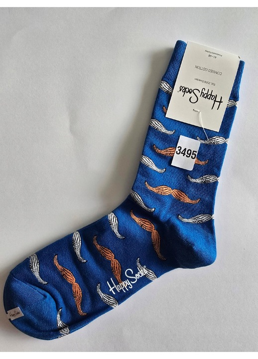 Sosete colorate Happy Socks unisex, 41-46, 86% bumbac, multicolor