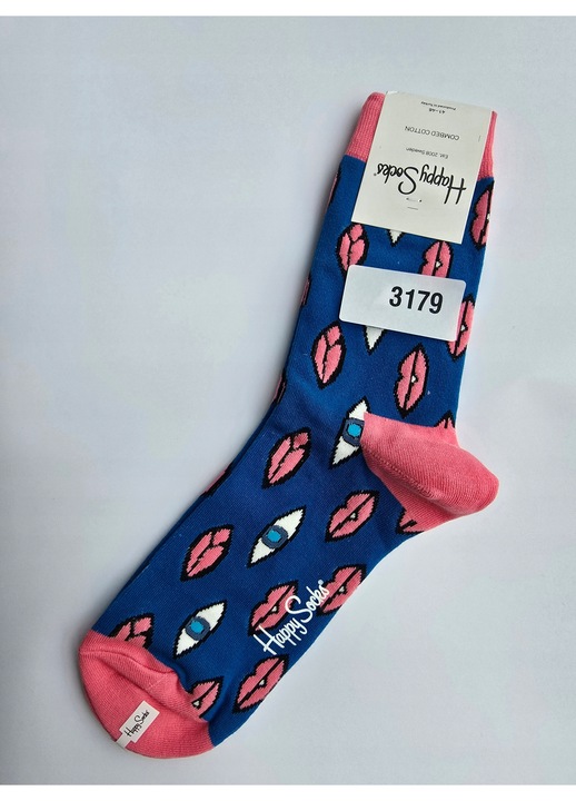 Sosete colorate Happy Socks unisex, 41-46, 86% bumbac, multicolor