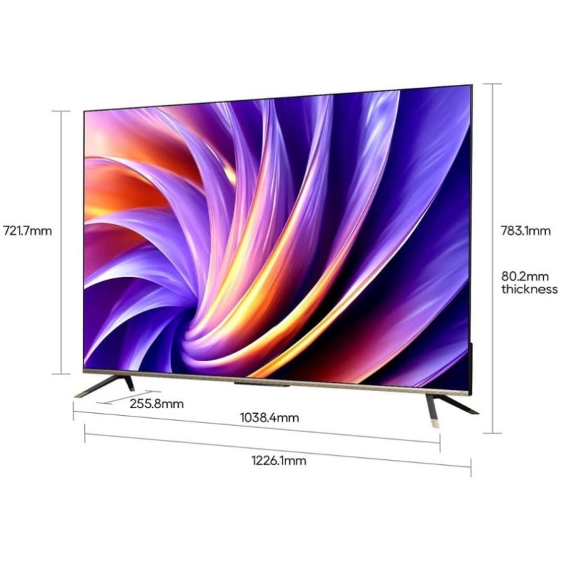 Smart televizor Dreame Vivid 50Q100, 50", 126 cm, 3840x2160, 4K Ultra HD, QLED, 120 Hz, Dreamind™ AI, Negru