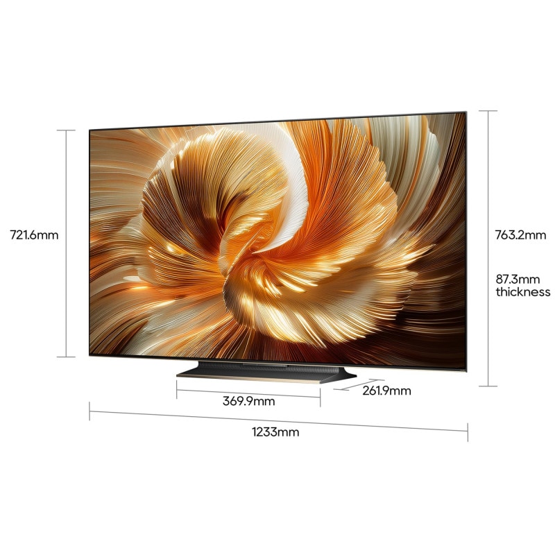 Smart televizor Dreame Aura Mini LED 55S100, 55", 139 cm, 3840×2160, 4K Ultra HD, QLED+, 144 Hz, Dreamind™ Pro AI, Negru