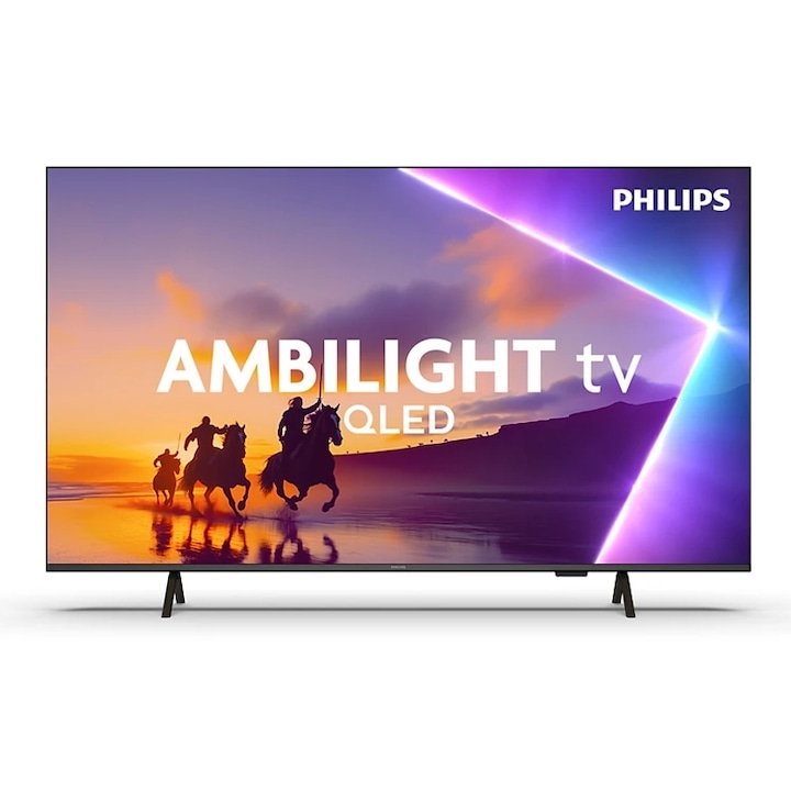 Televízió QLED Philips 109 cm 43" 43PUS8450/12, Ultra HD 4K, Smart TV, WiFi