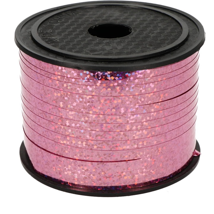 Lufiszalag szett, holografikus rózsaszín, 90m