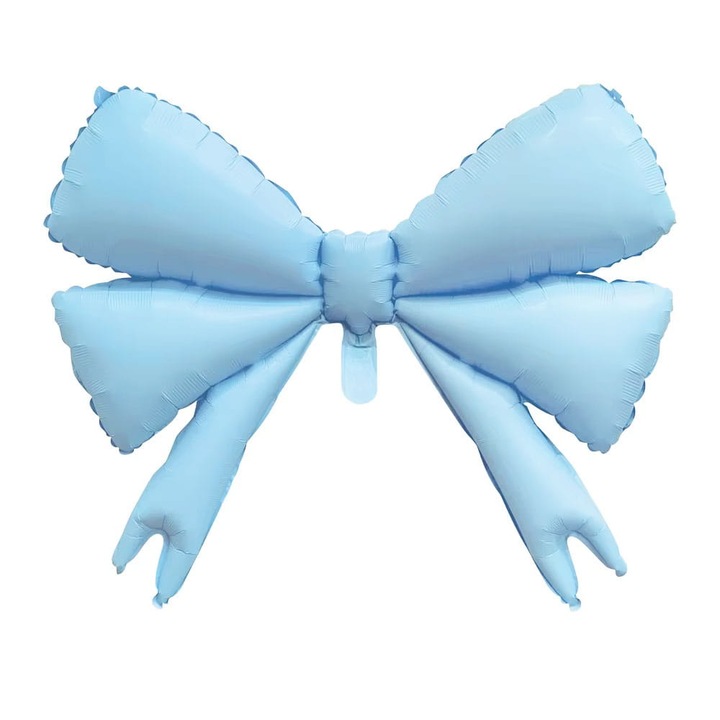 Balon foliowy set Kokarda pastelowa, 77x63cm, nuanta albastra