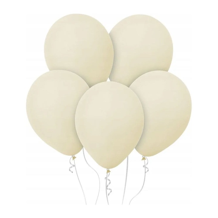 Baloane lateks 12", piaskowe, set 100 bucati, 30cm