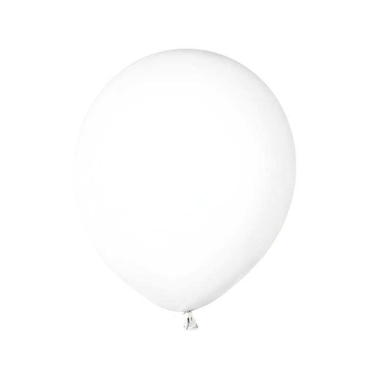 Baloane lateks 10", Towar na Festyny, alb, set 100 bucati