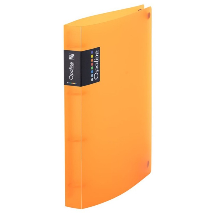 Caiet A4 Mecanic, 4 inele, 32 mm, Orange