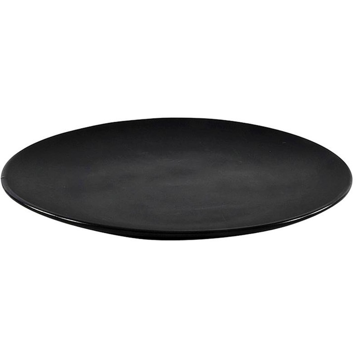 Desszert tányér 20 cm, MPLCO, kerámia, fekete