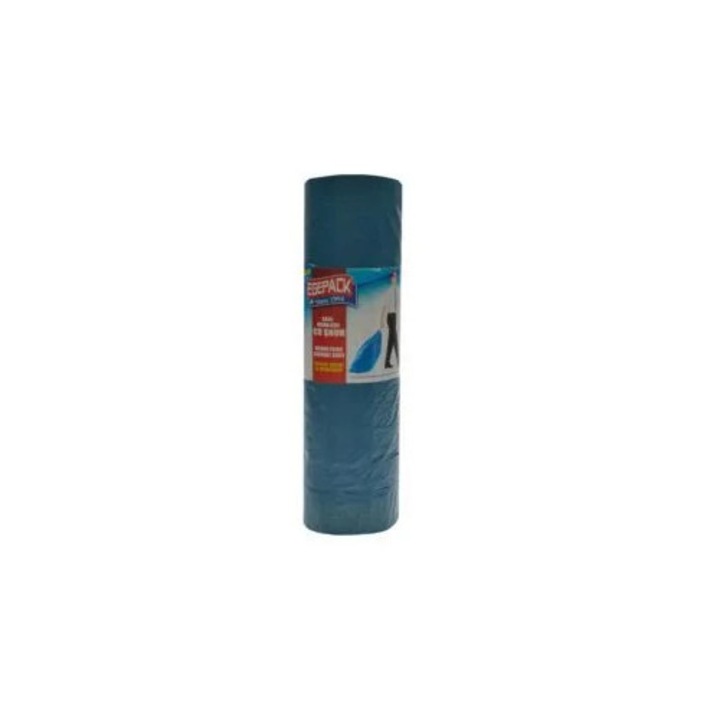 1 Кутия X 30 Ролки Торби - Сини Домакински EGEPACK / за боклук LDPE дебели Супер издръжливи 120 L Сини с Връзка 10 броя на ролка