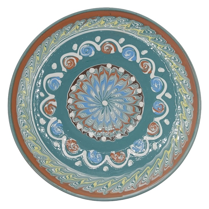 Farfurie Ceramica de Horezu, artizanala, 19-22cm
