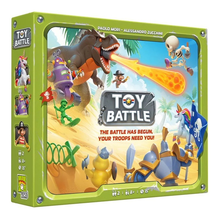 Játékharc társasjáték, Repos Production, családi játék, multicolor, 2-5 játékos számára