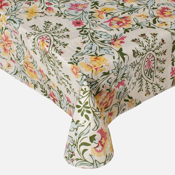 Fată de masă, flori, 140x180cm