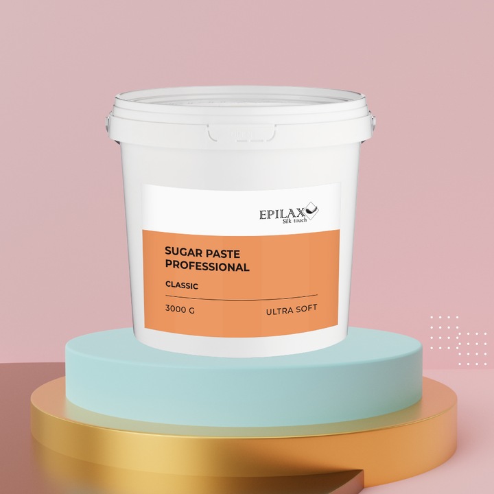 Захарна паста Epilax 3000g, за депилация, ефикасна и безопасна за кожата