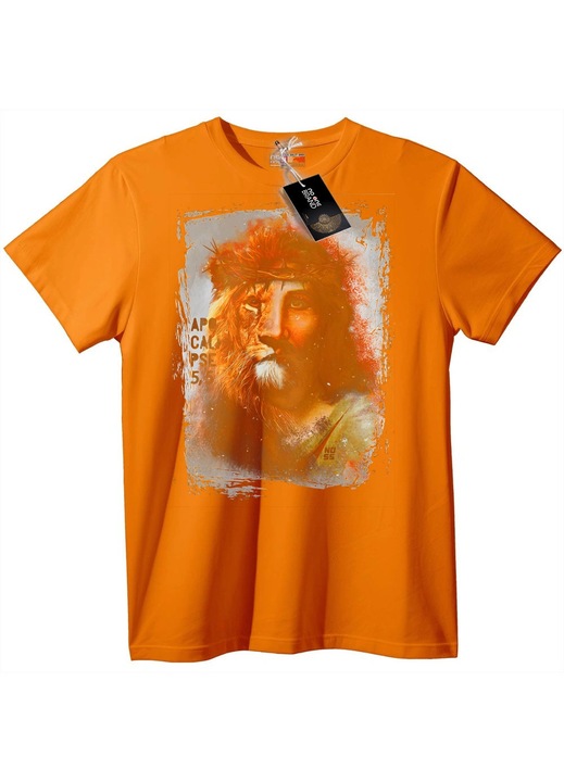 Apokalipszis 5.5 Oroszlán póló, narancssárga, 2XL